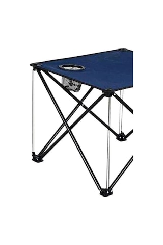 Basic Metal İskelet Katlanır Kamp Masası Lacivert 47 x 37 CM Lacivert
