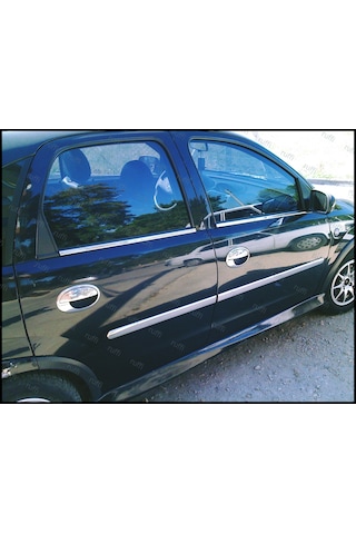 Opel Corsa C Krom Yan Kapı Çıtası 4 Prç. 2000-2006 Arası P. Çe .