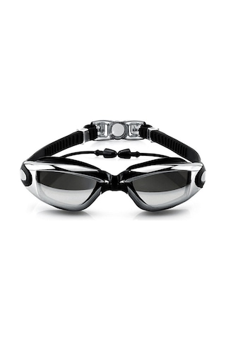 Geeksen Siyah Sürekli Kulaklıklı Yüzme Gözlüğü - Buhar Koruma, Uv Engelleme, Sıçramaz Ve Sulama Önleyici Özellikli, Geniş Görüş Alanı Siyah