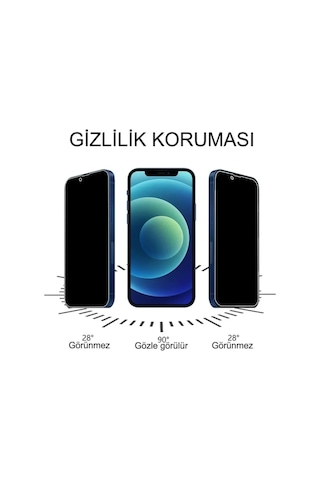Iphone 13 Pro Max Uyumlu Hayalet Ekran Gizli Tam Kaplayan Kırılmaz Cam Seramik Ekran Koruyucu Film