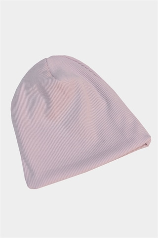 Luess Çocuk Unisex Fitilli Kışlık Bere Lila