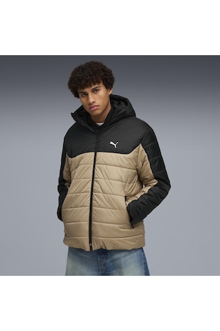 Puma 68521155 Ess Hooded Padded Erkek Spor Mont Renkli
