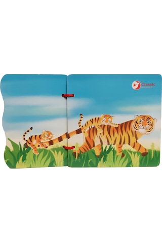 Calimera Toys Ahşap İlk Kitabım Hayvanlar Ailesi