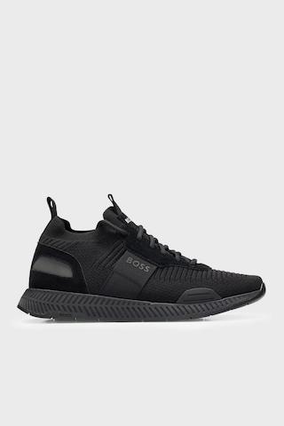 Boss Logolu Sneaker Ayakkabı Erkek Ayakkabı 50498245 001 Siyah