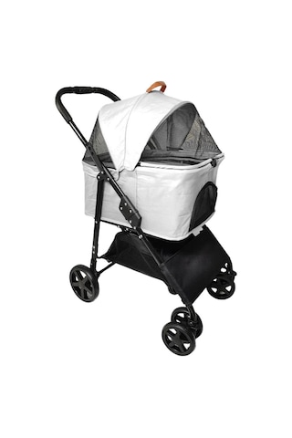 Zampa Albon Kedi & Köpek Arabası Gri 53x77x100 Cm