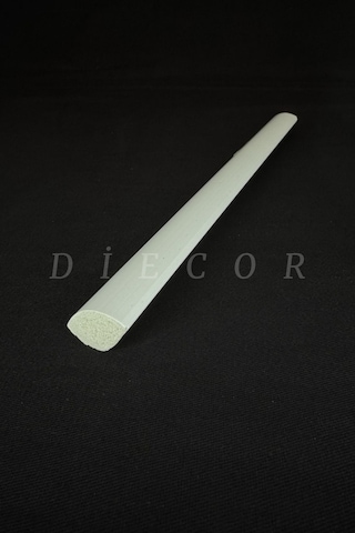 Diecor Dekoratif Boyanabilir 1 Adet 2 Cm Polistren Duvar Çıtası Beyaz 20 X 5 Model:xa232