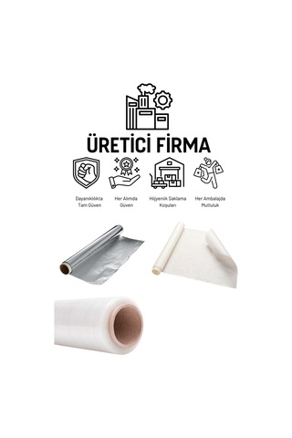 Pvc Streç Film Kutusuz 30 Cm X 300 M 9 Mic 20 Li Koli