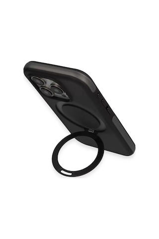 Joko Apple İphone 15 Pro Max Zorda Airbag Magsafe Standlı Kapak - Siyah Kılıf