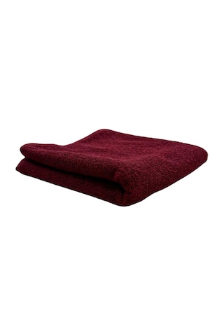 Kuaförler İçin Yüksek Emici A Kalite Baş Havlusu 90x50 Cm Bordo Siyah