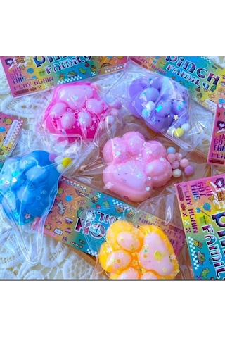 Kedi Patisi Taba Sukuşi Squishy Stres Oyuncağı Yumuşacık Jel Oyuncak Skuşi Diğer