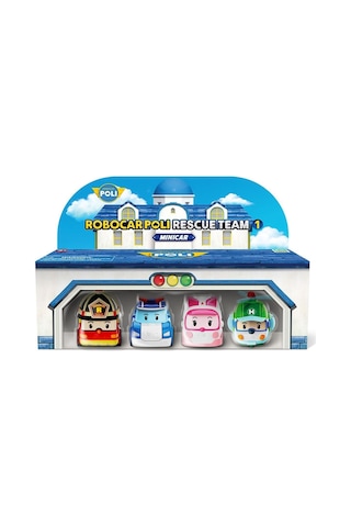 Polı Mrt-760 Robocar Poli Mini Kasabanın Kurtarma Araçları 4lü Se Diğer