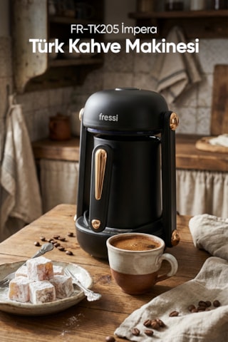 Fressi FR-TK205 Türk Kahve Makinesi Sesli Uyarı Sistemi