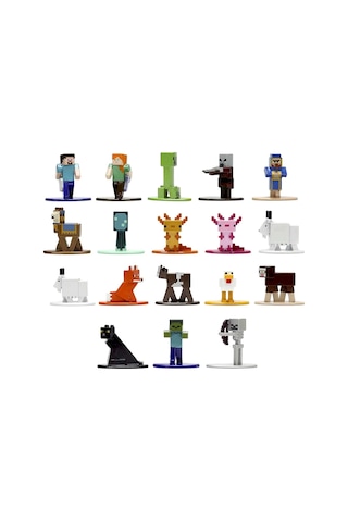 Jada Minecraft Nano 18'li Metal Figür Seri 8