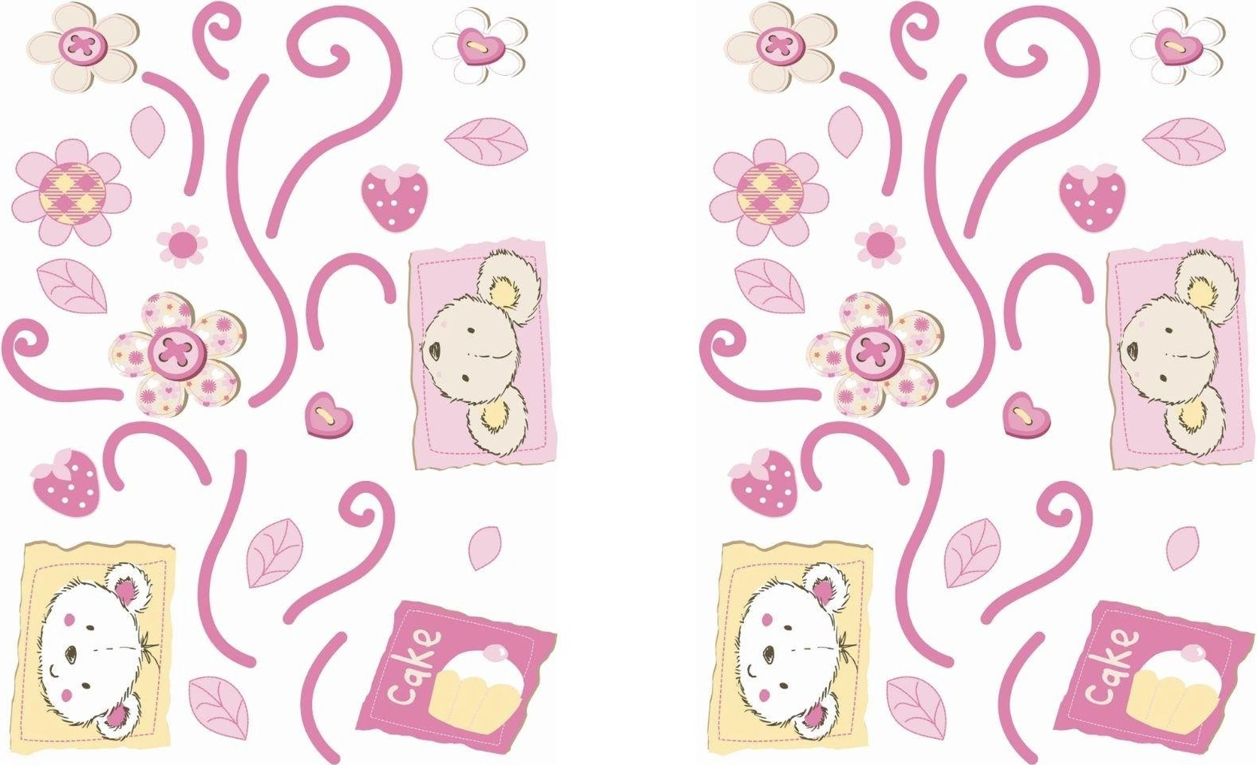 2 Adet Defter Sticker,laptop Sticker Çiçekli Ağaç Desenli Pvc 70x50x0,5cm