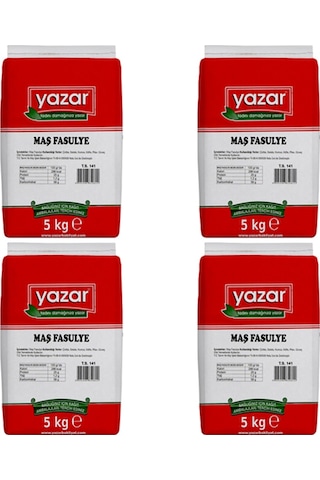 Yazar Maş Fasulye 4 x 5 KG