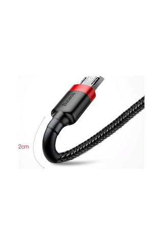 Baseus Cafule Micro Usb 1Metre 2.4A Hızlı Şarj Halat Usb Kablo (476269504)