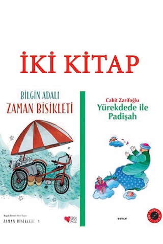 Zaman Bisikleti Ve Yürekdede İle Padişah 2 Kitap Birden