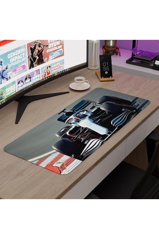 F1 Gaming Mouse Pad Kauçuk Kaymaz Taban Mousepad V2, 70x30 Xl
