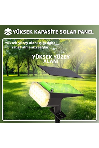 Bahçe Aydınlatması 10 Ledli Duvar Ve Yere Uyumlu Güneş Enerjili Led Işık Bahçe Işığı Gün Işığı Led Dı Çok Renkli