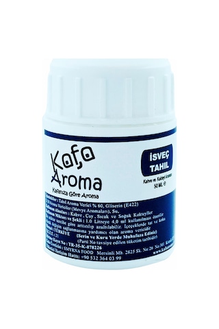 Kafa Aroma İsveç Tahıl Aroması Hazırı Karışımı 50 ML Kafa Aroma İsveç Tahıl Aroması Hazırı Karışımı 50 ML