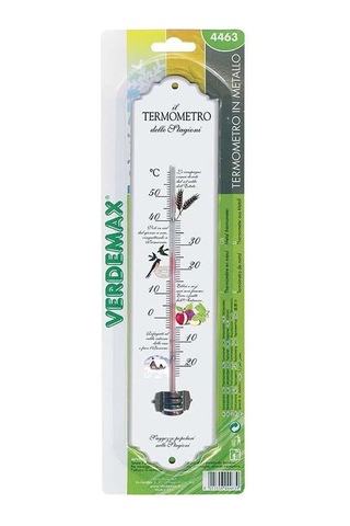 Renkli Metal Termometre 30x6,5 Cm