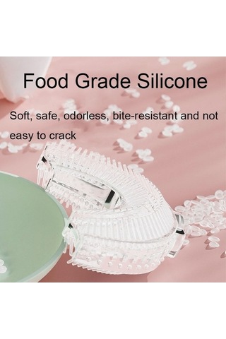 Flybuy Yeşil Yaş U-şekilli Silikon S8 Karikatür Fırçası Diş Çocuk Adet 2-12 2 Uu