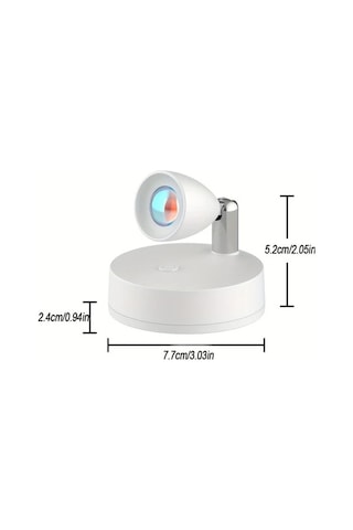 Fastbuy Altın 1 Bilgisayar Led Manyetik Duvar Lambası Uzaktan Kumandalı, Pil İle Çalışan, Yapışkanlı Dekorasyon Altın Altın