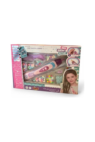 Tekli Saç Süsleme Makinası Pembe