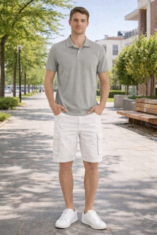 Alexander Gardi Alexandergardı Regular Fit Polo Yaka T-shirt Gri