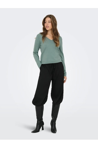Only Onlloyal Ls V-neck Pullo Knt Noos Kadın Kazak 15368957 Yeşil