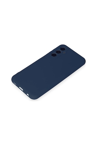 Newface - 462 - Samsung Galaxy Uyumlu M34 5g Kılıf First Silikon - Csmo-tex - - Lacivert