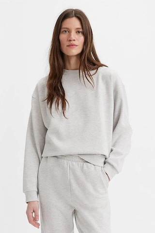 Levi's Oversize Basic Yuvarlak Yaka Gri Kadın Sweatshirt - A5942-0006-11542 Siyah