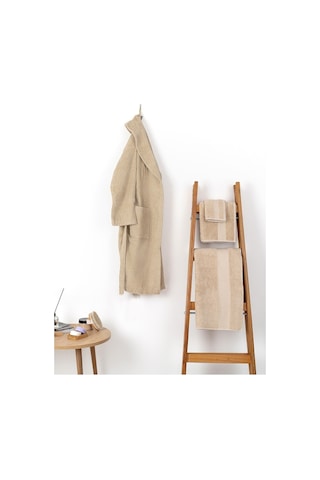 Soley Minerva %100 Pamuklu 2'Li El  -  Yüz Havlusu Seti Bej 50 x 90 Bej