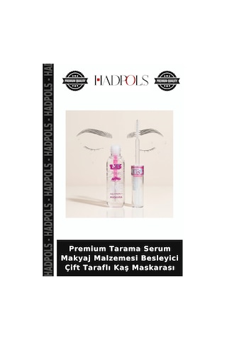 Premium Tarama Serum Makyaj Malzemesi Besleyici Çift Taraflı Kaş Maskarası Şeffaf