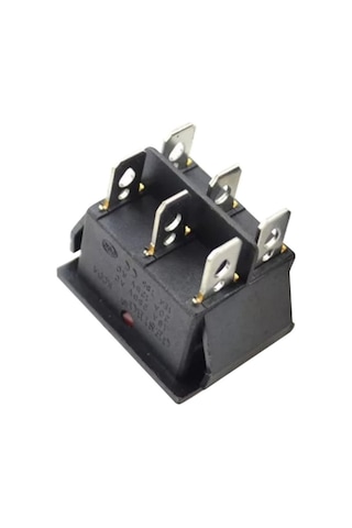 Tekli Soba Anahtarı 6 Pin Geniş Işıklı On-off Ic-105