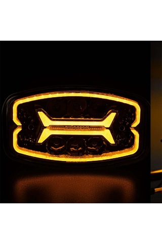 Led Oval Sis Farı Çift Renktır Sis Lambası