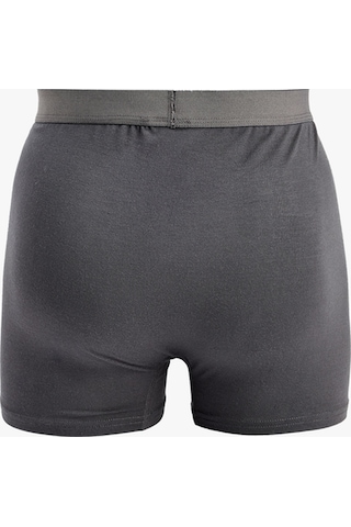Koton Normal Bel Rahat Kalıp Modal Kumaş Basic Boxer Antrasit 7wlm90010mk