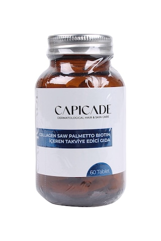 Collagen Saw Palmetto Biotin İçeren Takviye Edici Gıda 60 Tablet