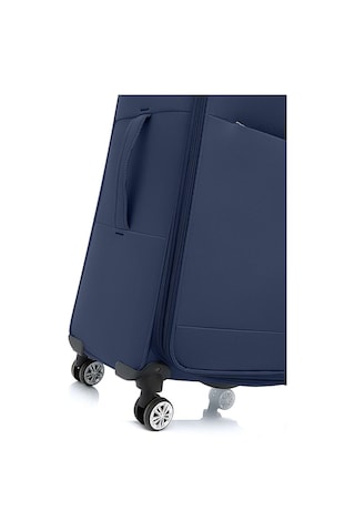 Louisiana Polo Büyük Boy Lüx Kumaş Valiz Lacivert 2082 Lacivert