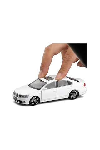 Vw Lisansli Passat Maket Metal Araba Birebir Ayni Sunrooflu Beyaz