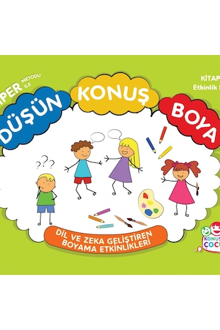 Scamper Metodu Ile Düşün Konuş Boya 3'lü Set