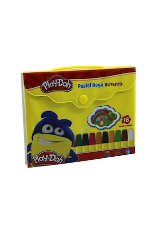 Play-Doh 18 Renk Pastel Boya Çantalı Pa006