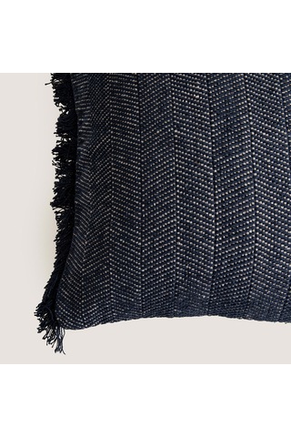 Clae Dekoratif Yastık Natural/marin Mavi