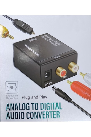 Analog To Dijital Audio Converter Analog Sesten S/pdıf Dijitale Dönüştürücü