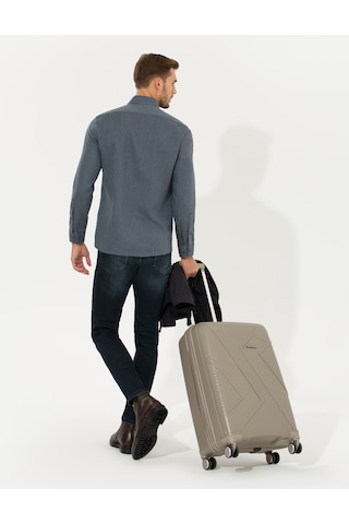 Pierre Cardin Erkek Bej Valiz 50274663-591 Bej