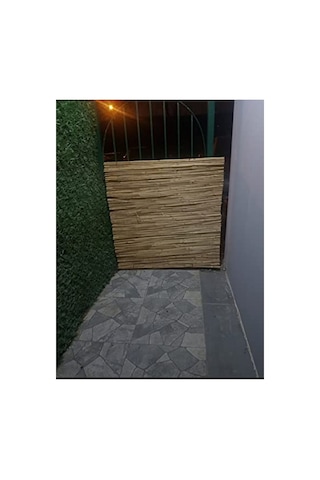 1m X 1m Hasır Kamış Çit, Bahçe Alanı İçin Koruyucu Çit