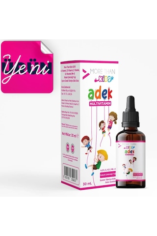 More Than Adek Kids Multivitamin Damla 30 ML