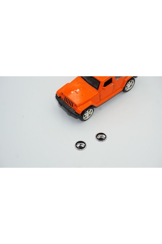 Volkswagen R Oto Anahtar 3M Metal Alaşım Logo 2Li Set