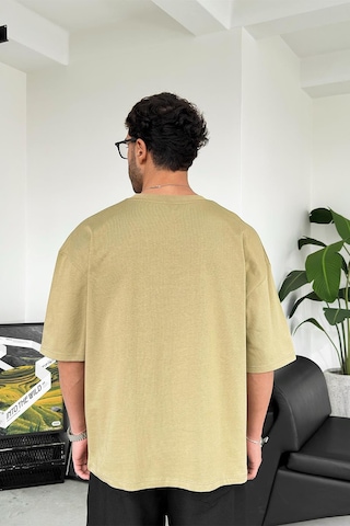Haki Cozy Basic Soft Oversize Tişört Haki
