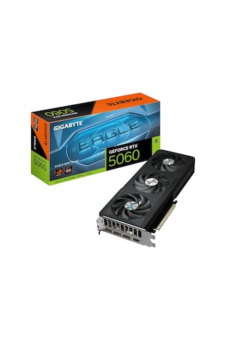 Gigabyte Geforce RTX5060 Eagle Max Oc GV-N5060EAGLEMAX Oc-8gd Gddr7 8gb Ekran Kartı